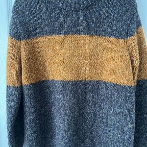 Zara Kids Chunky Knit Colorblock Sweater Size 8